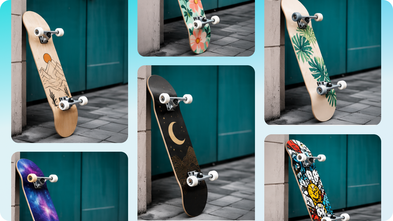 Generate multiple deck designs in one batch with an AI agent