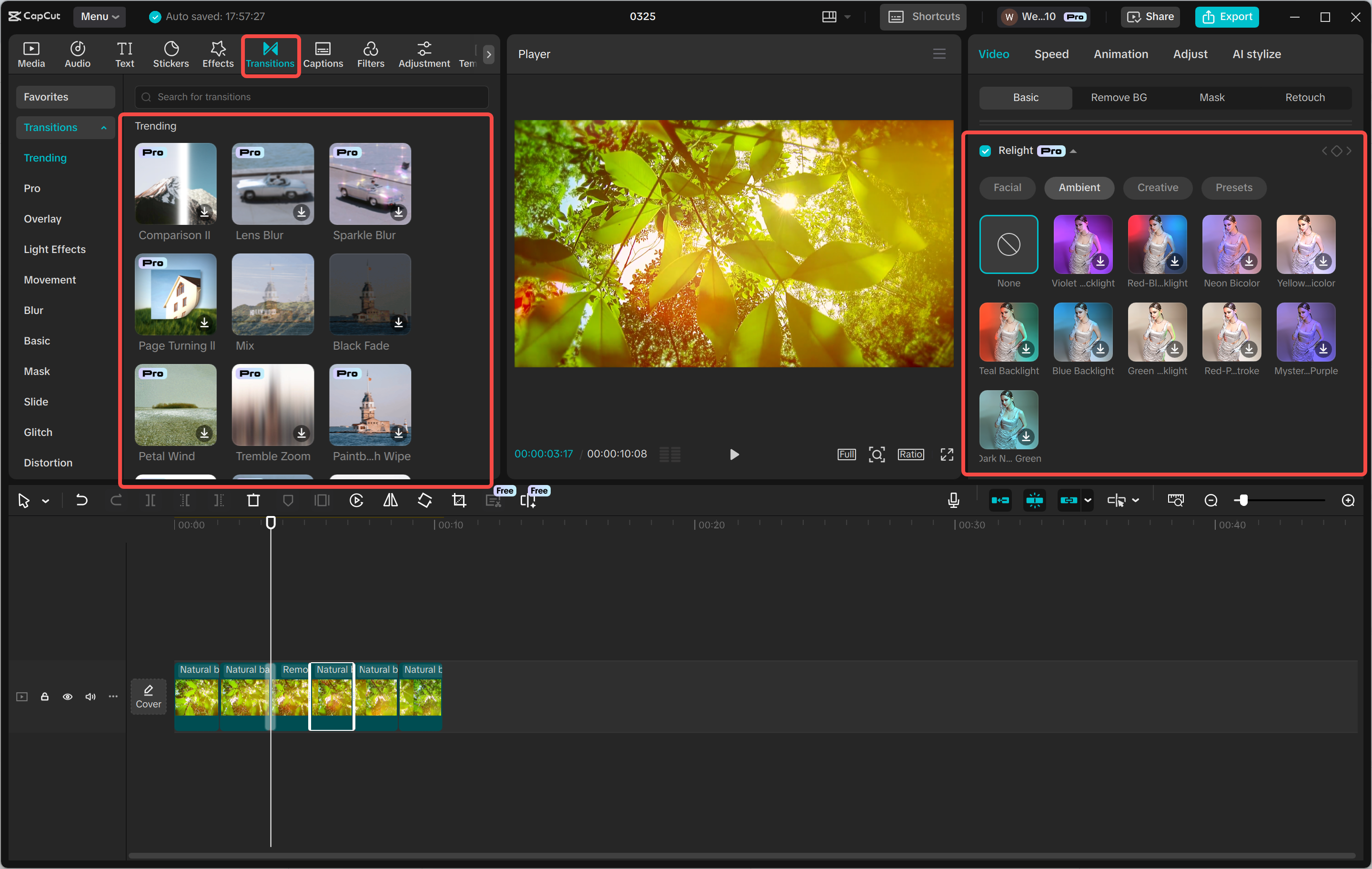 Converting an image sequence to MP4 in the CapCut desktop video editor