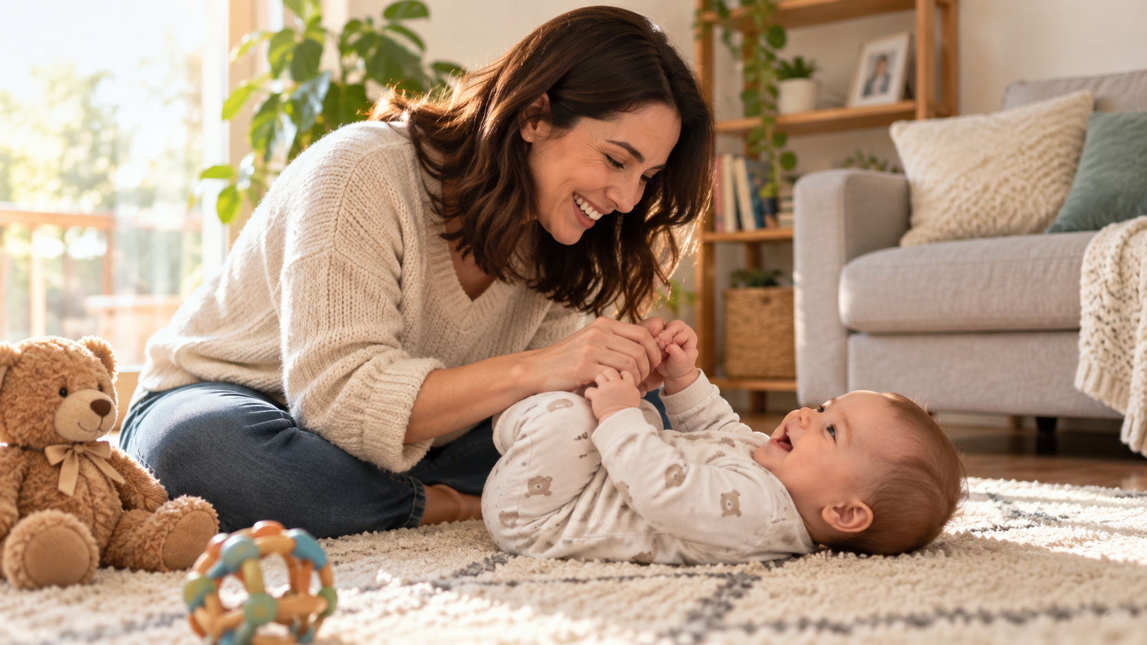 Parent-and-baby play example