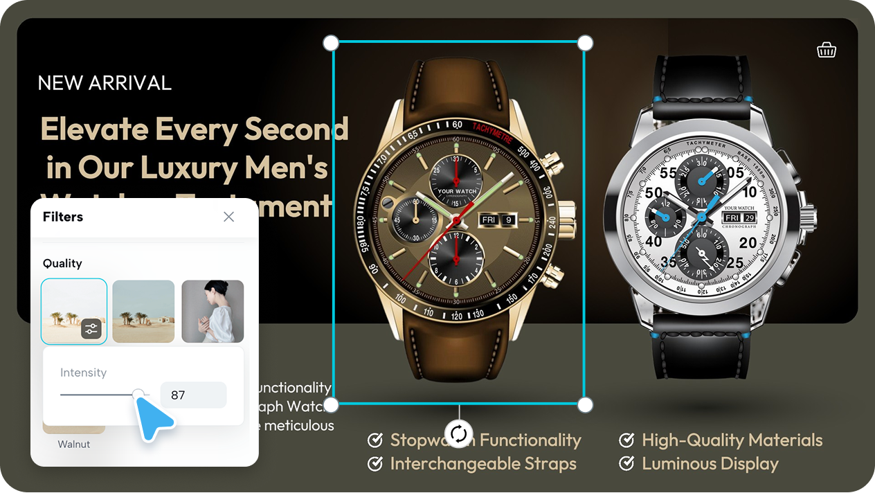 Advanced editing tools