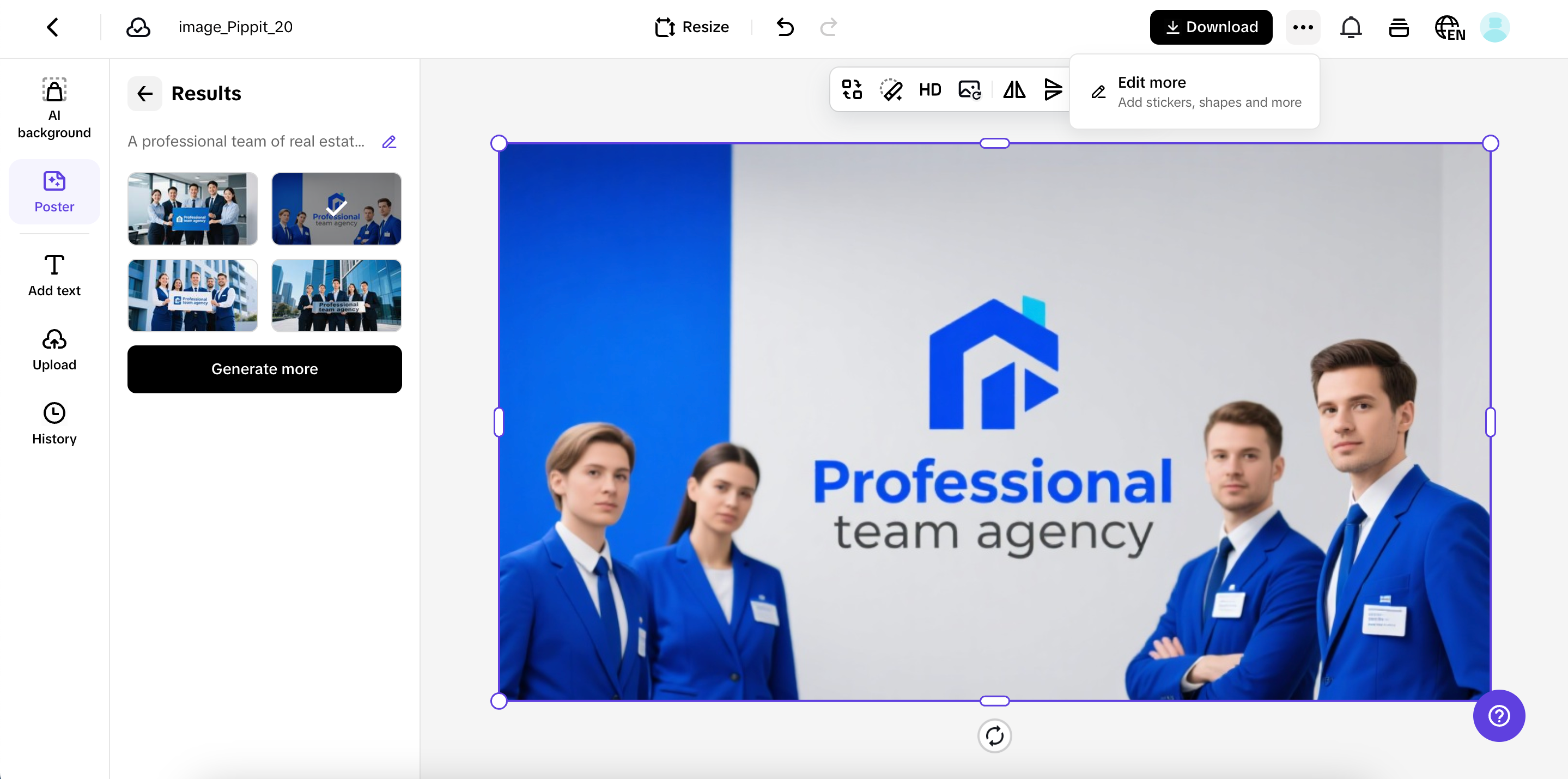 Customize your poster