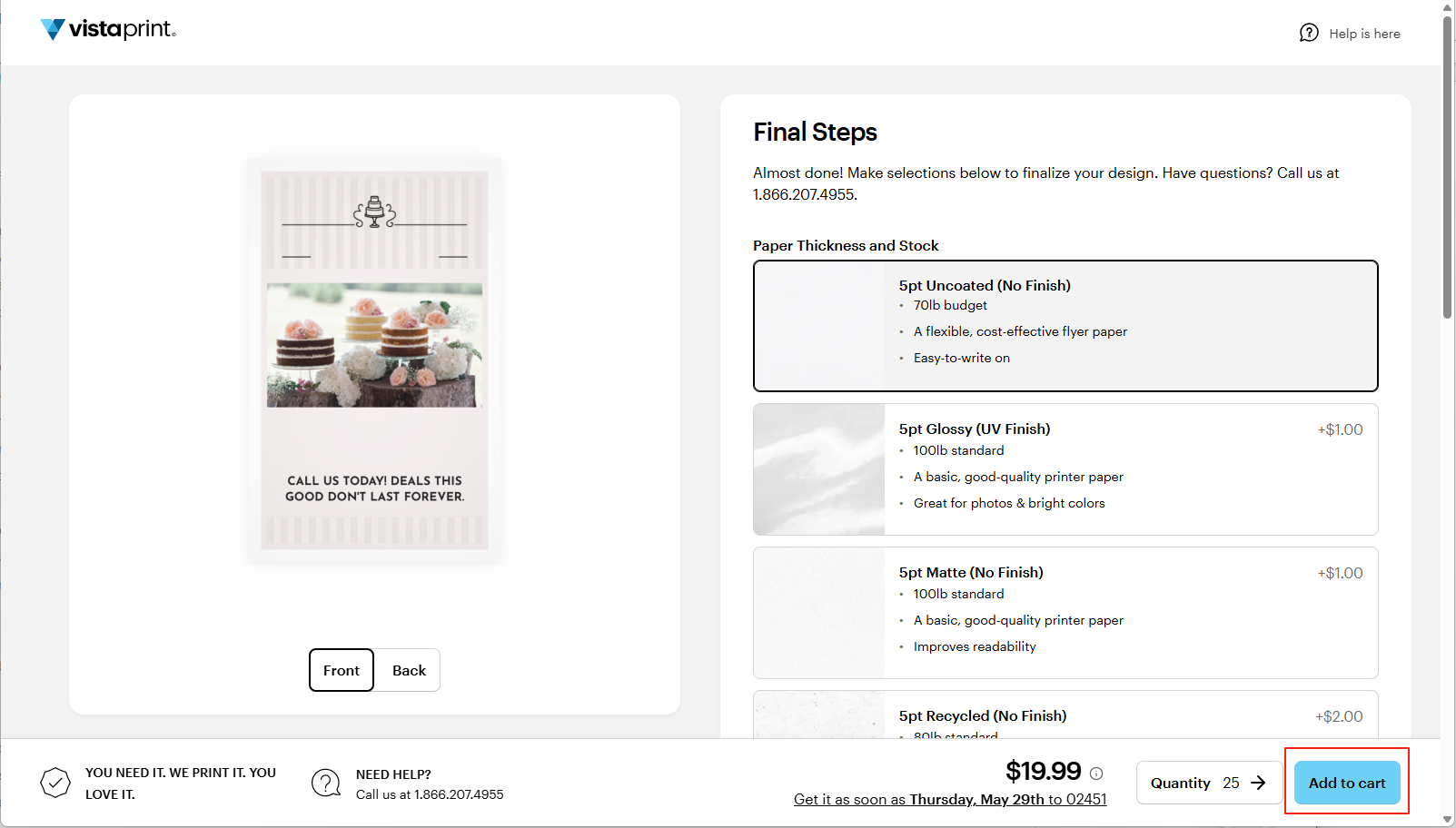 Finalizzare il tuo design in Vista