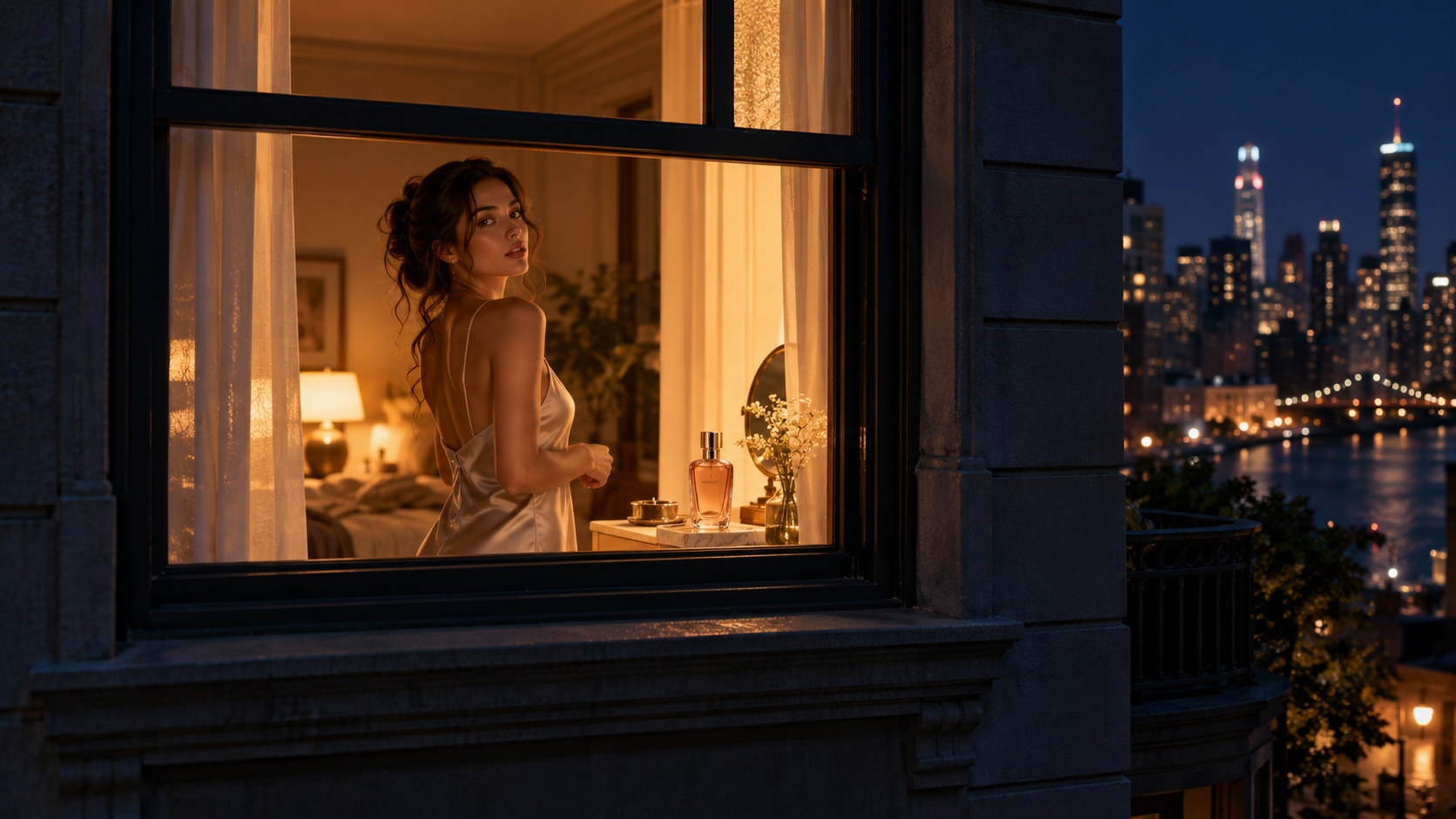 caught at the window ai ad example