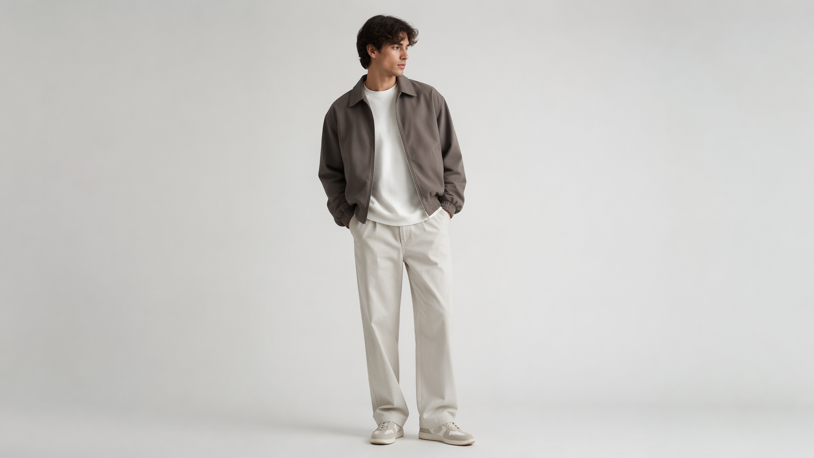 Wirtualny strój Dreamina przymierz szybki przykład 1: swobodny strój streetwear