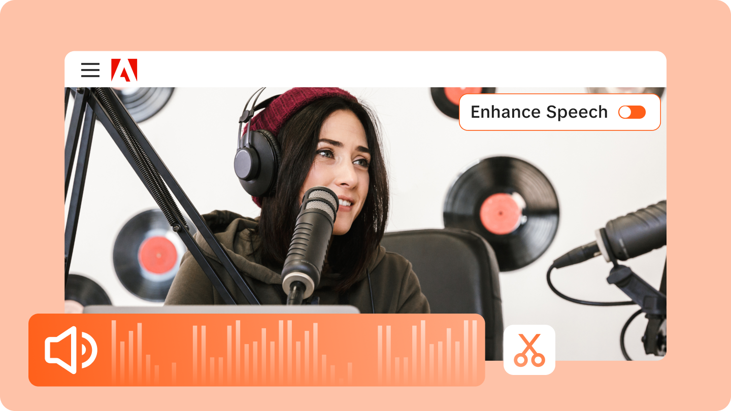 Adobe Podcast förbättring | Skapa professionell och ren Podcast