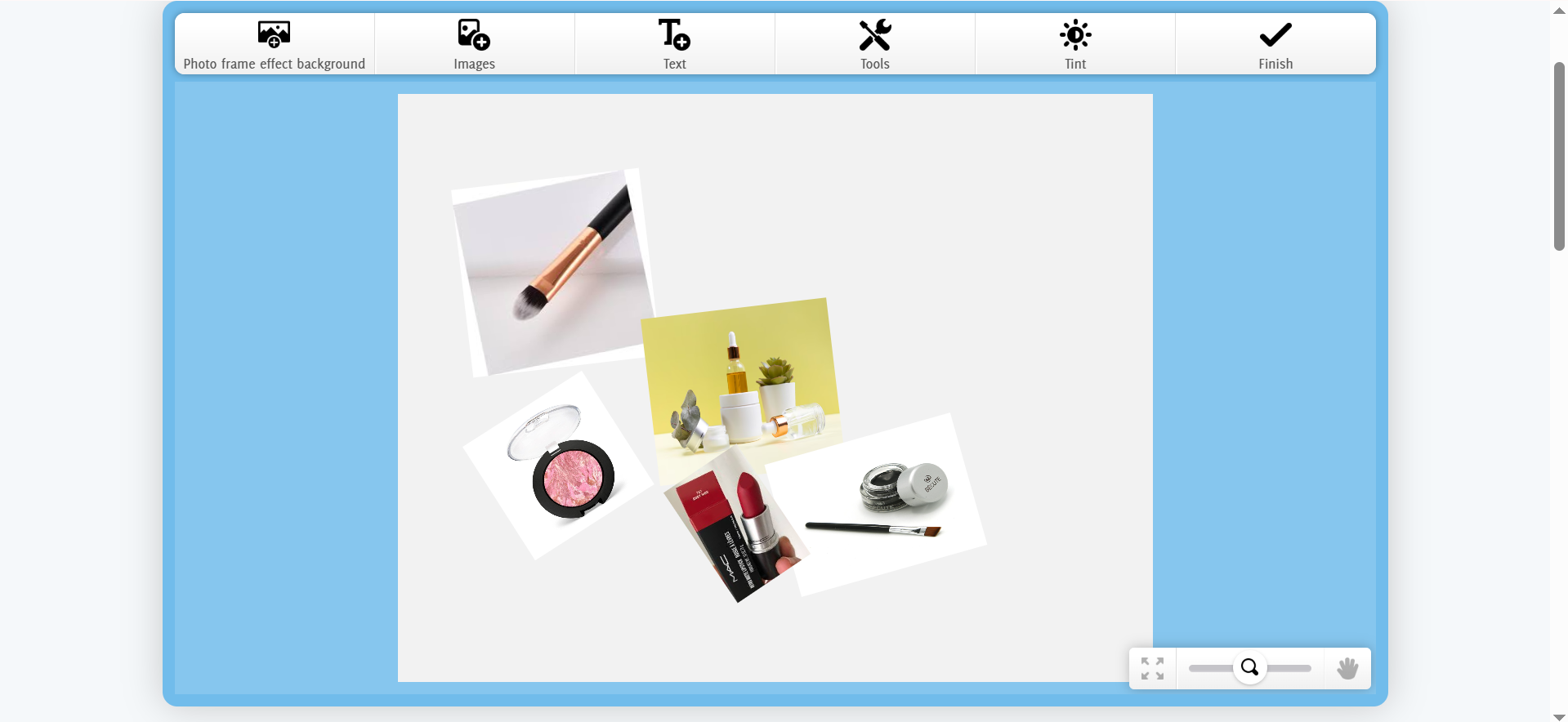 Pixiz - an online Photo montage maker on PC