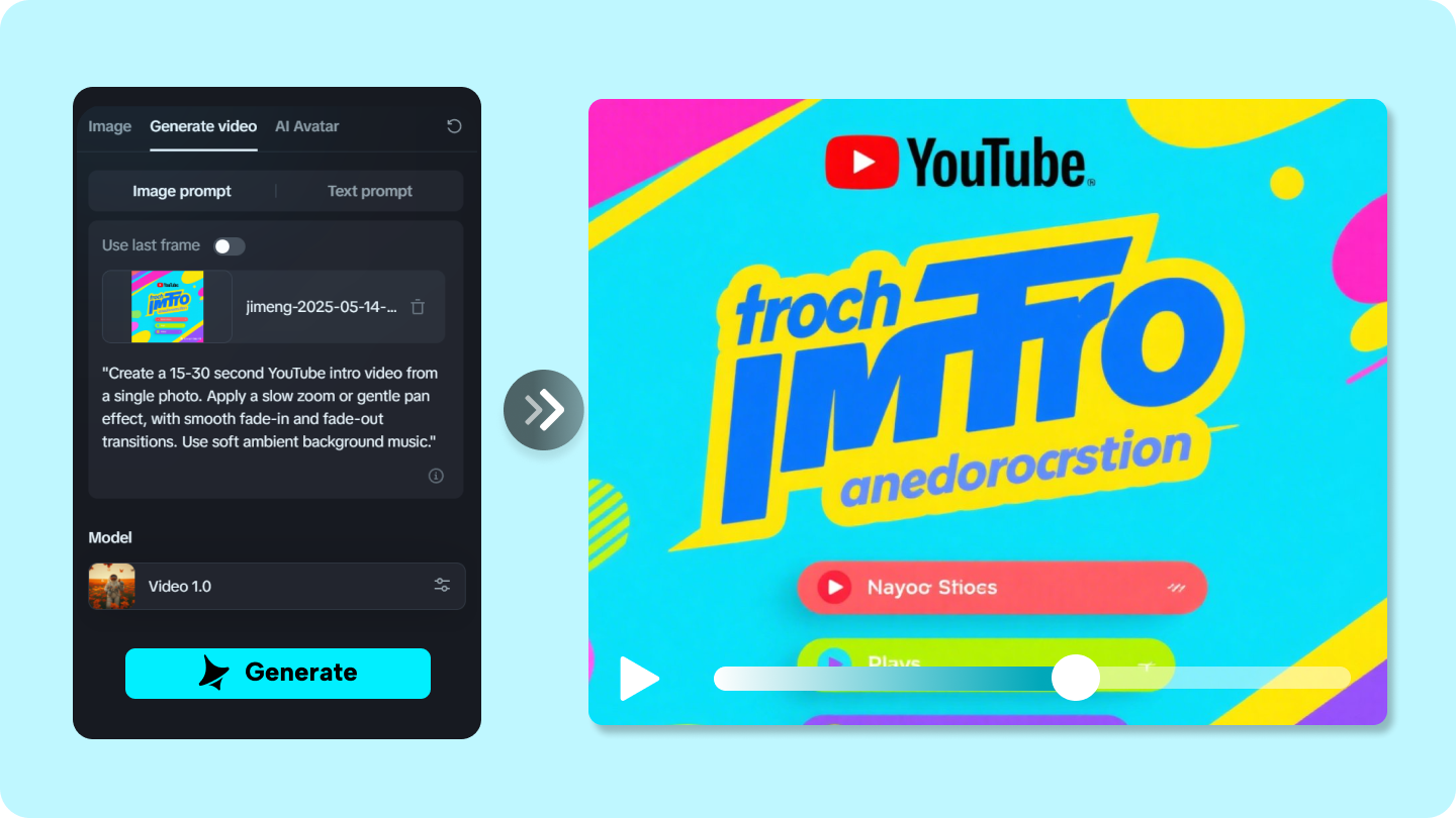 YouTube intro video