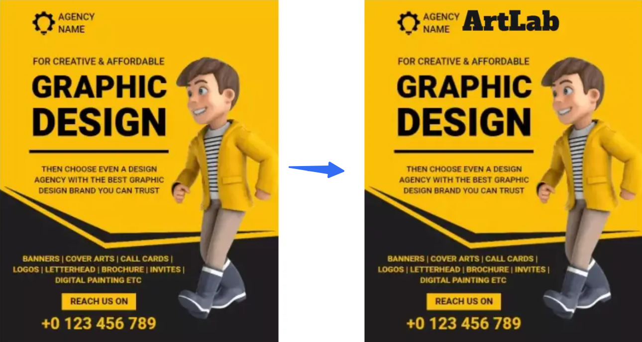 More features for efficient graphic design: Multi-image fusion