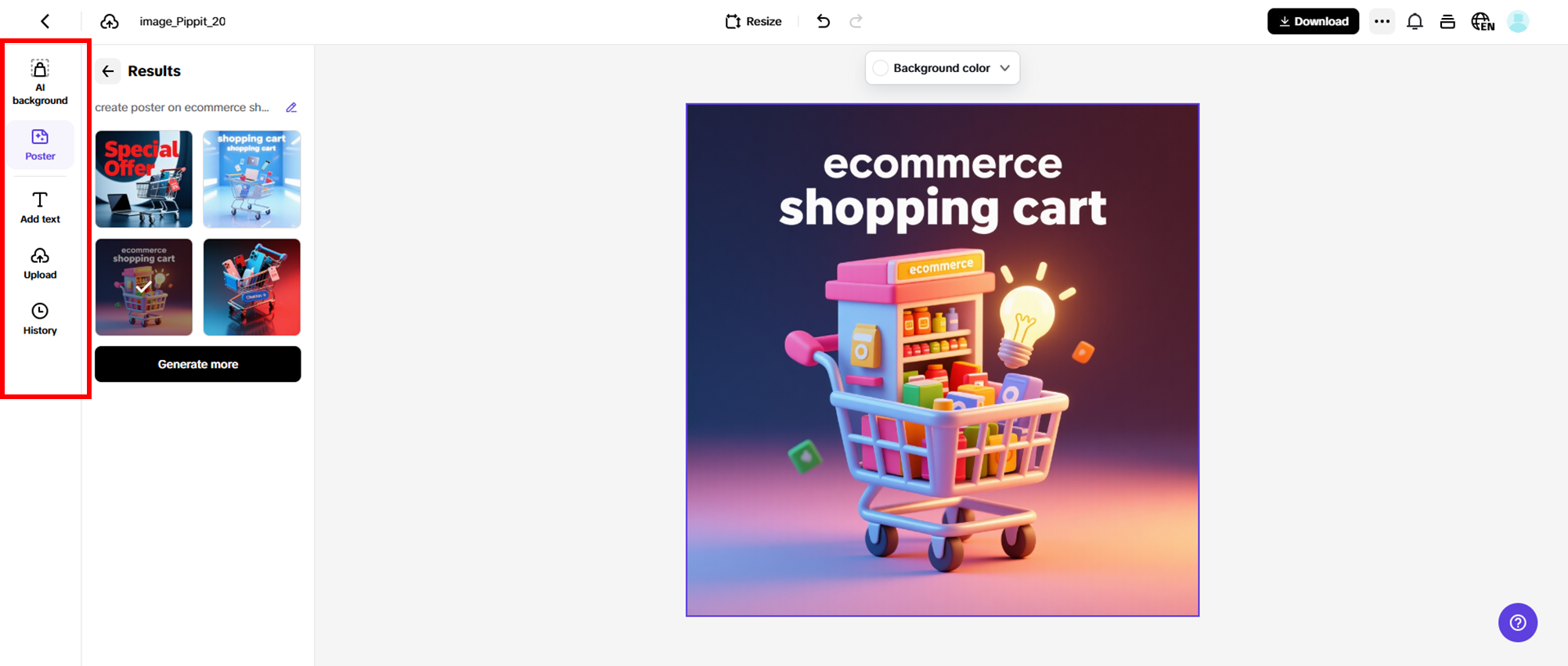 Customize your poster