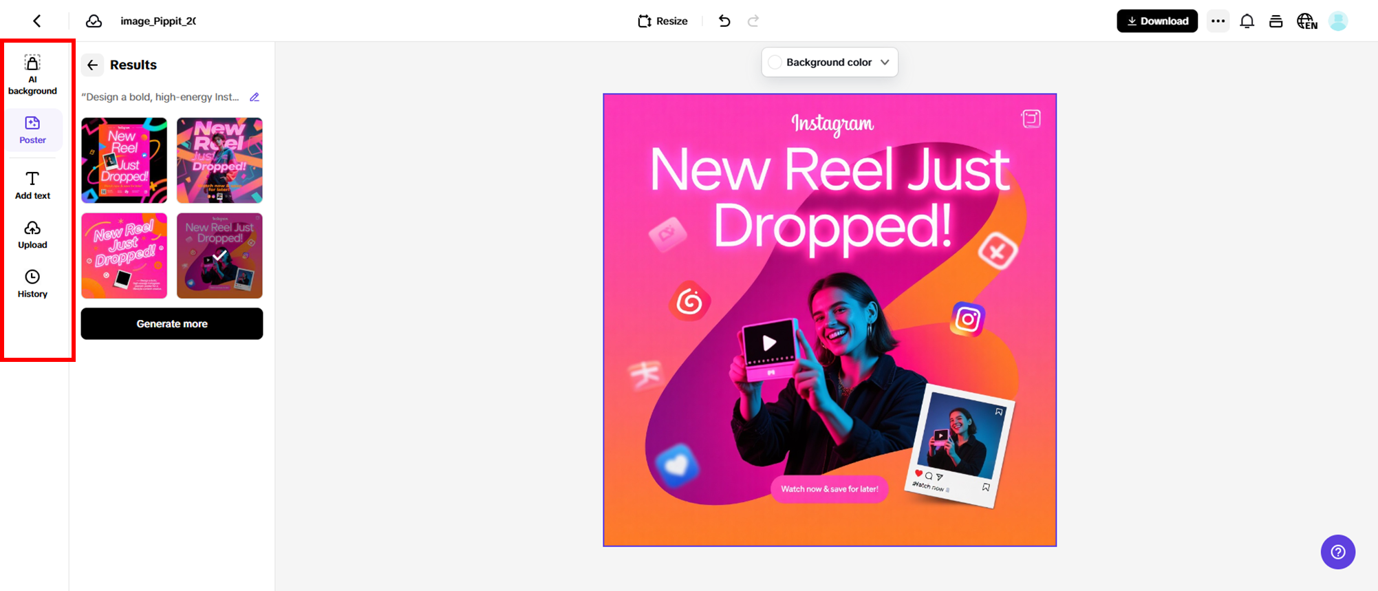 Customize your poster