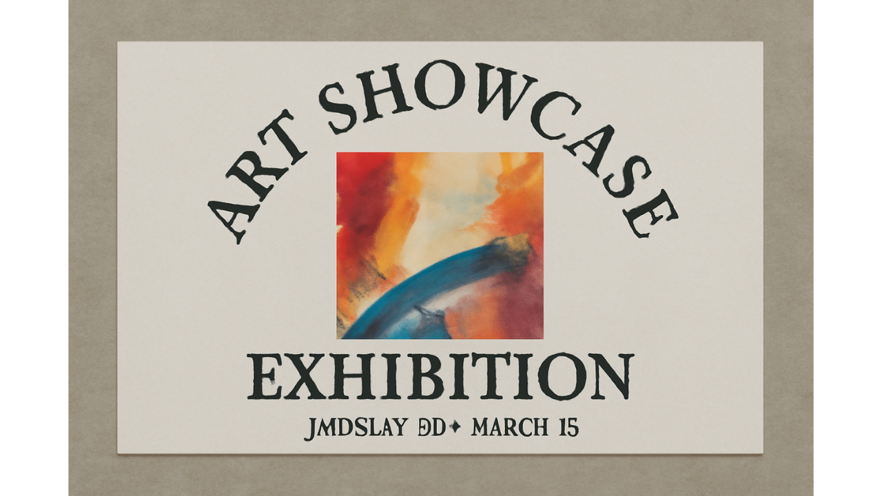 Afiș de prezentare artistică