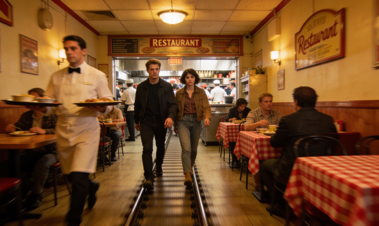 Tracking/dolly shot from Goodfellas