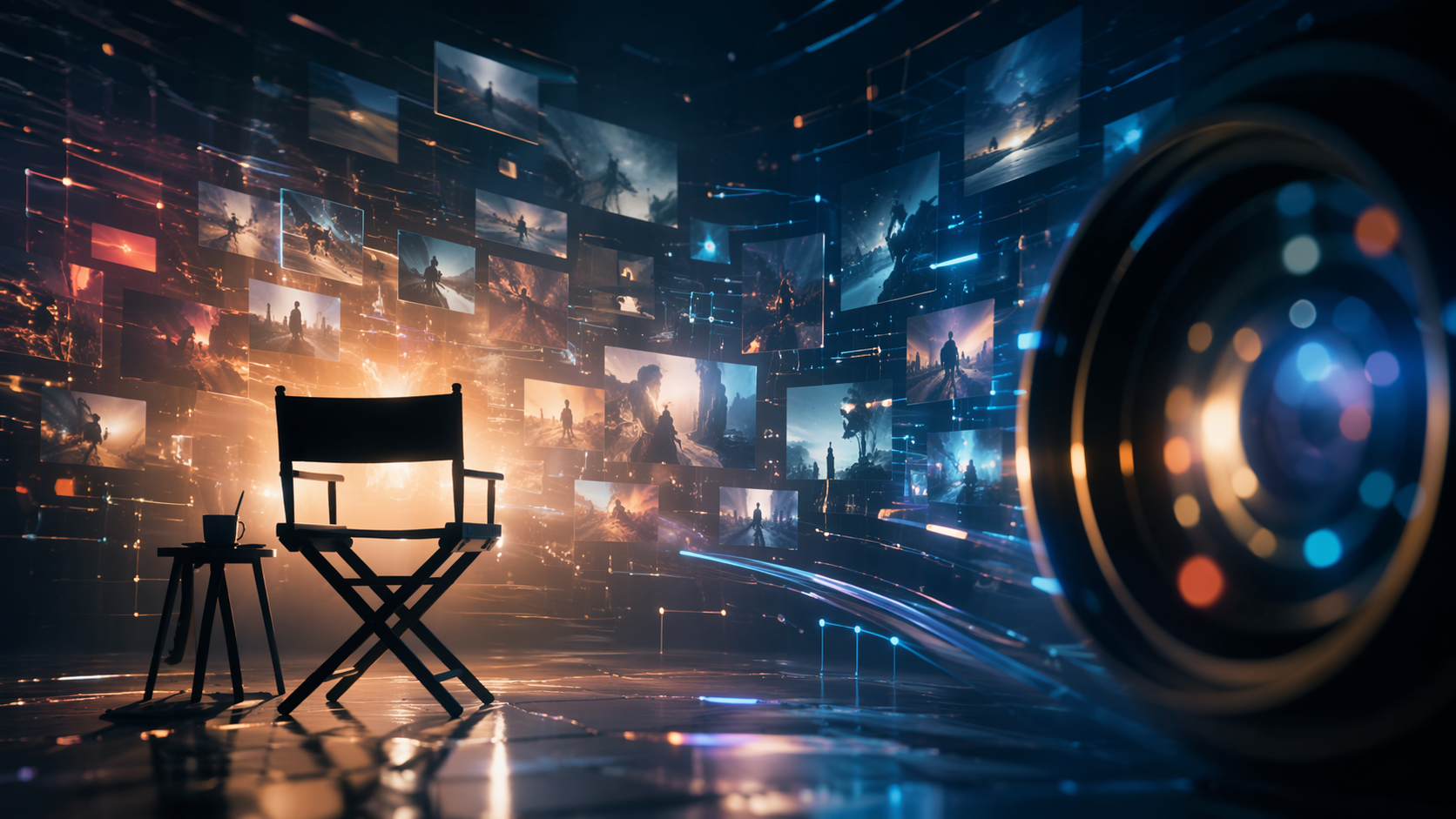 Generador de video Dreamina meta ai, ejemplo 4: Concepto de escena de video AI