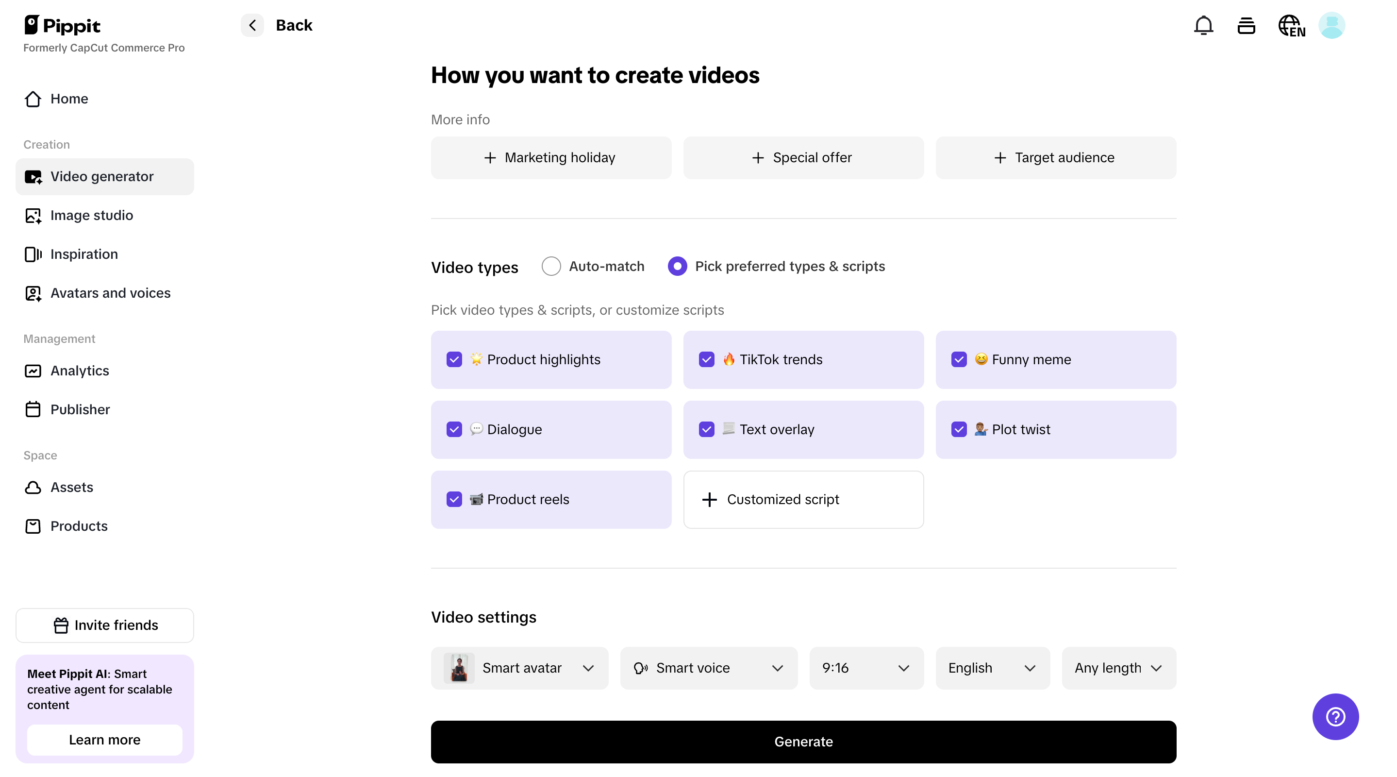 How you want create videos
