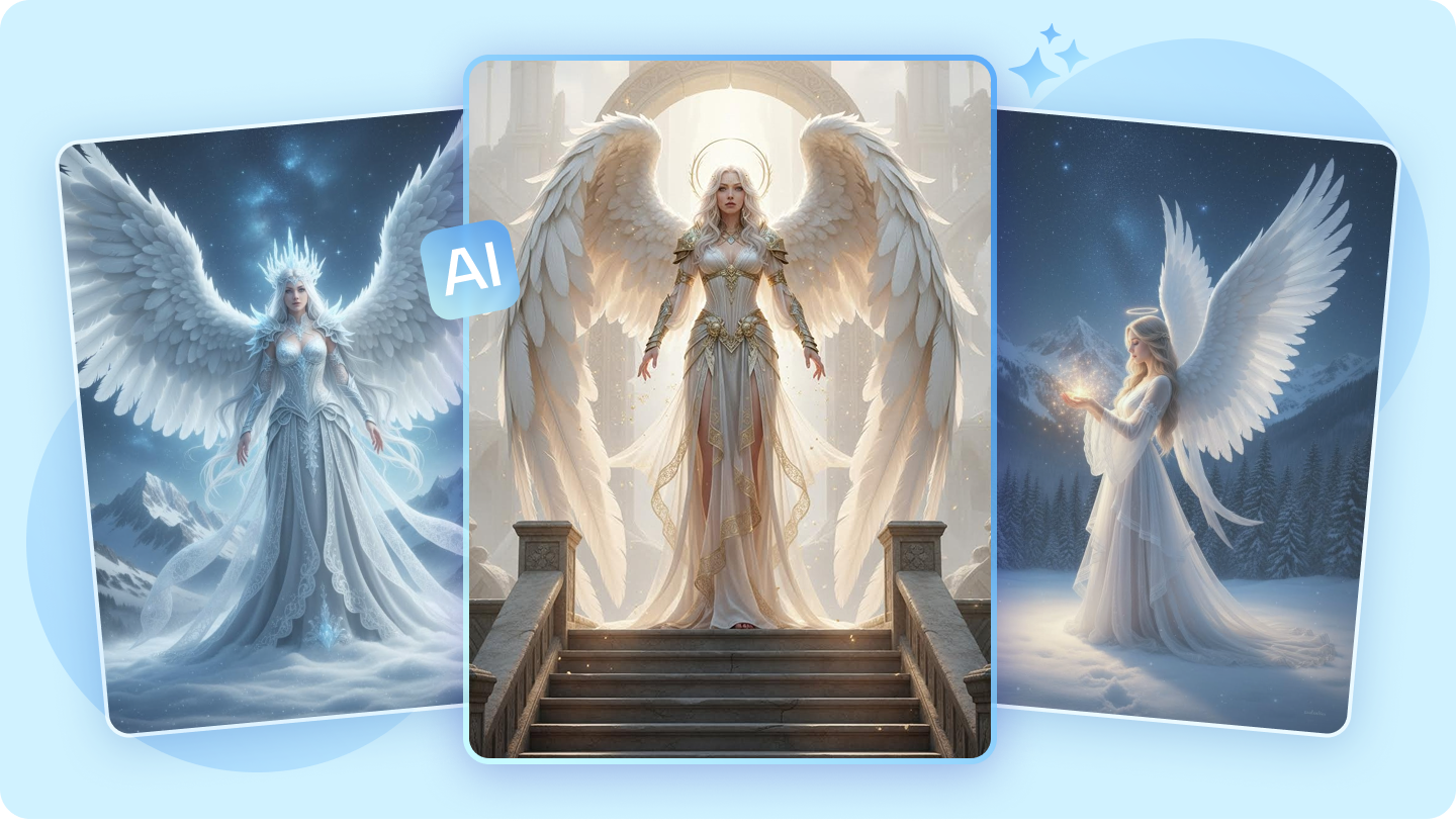 Generador de imágenes Angel AI: crea arte celestial al instante