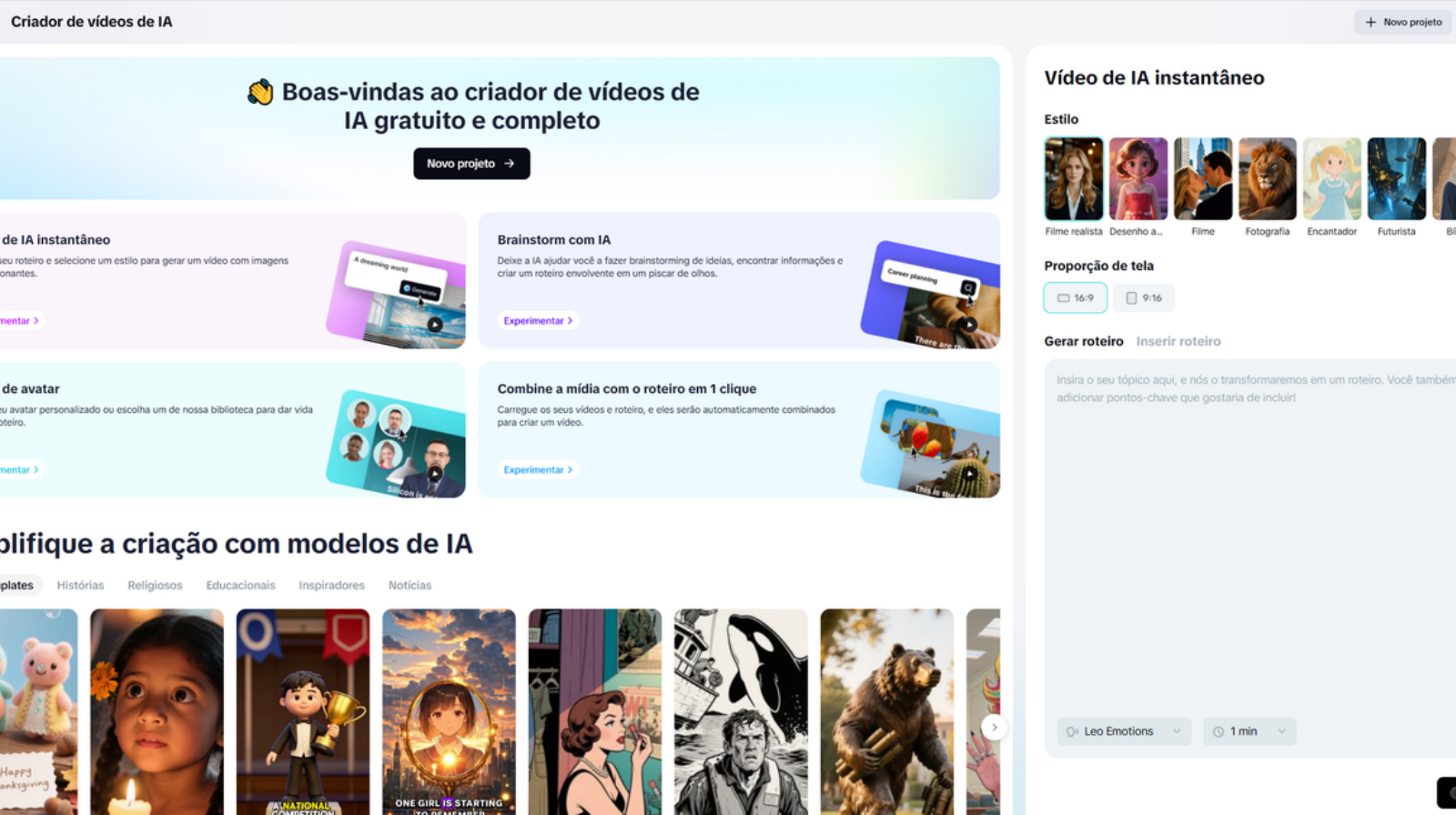 Personalização de vídeo de Carnaval com efeitos, stickers e música no editor online