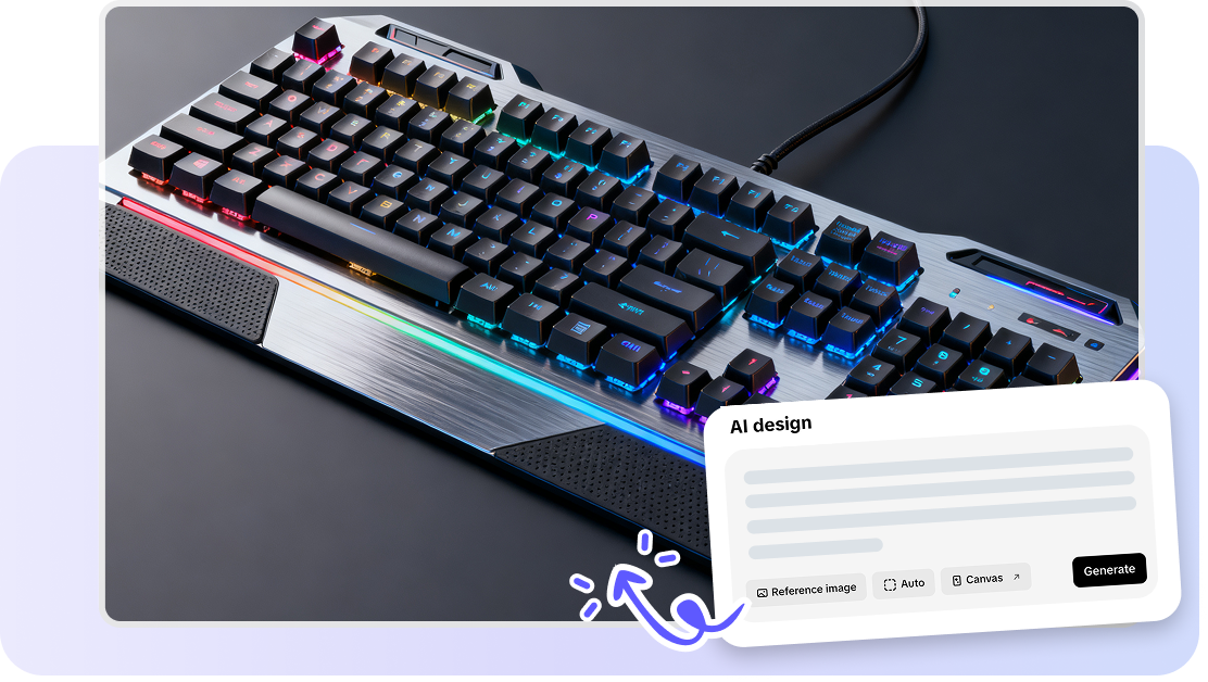 AI tool sa disenyo para sa paggawa ng 3D model