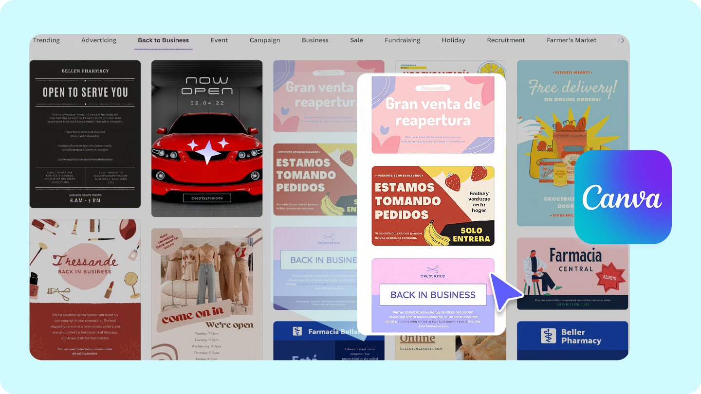 canva poster design