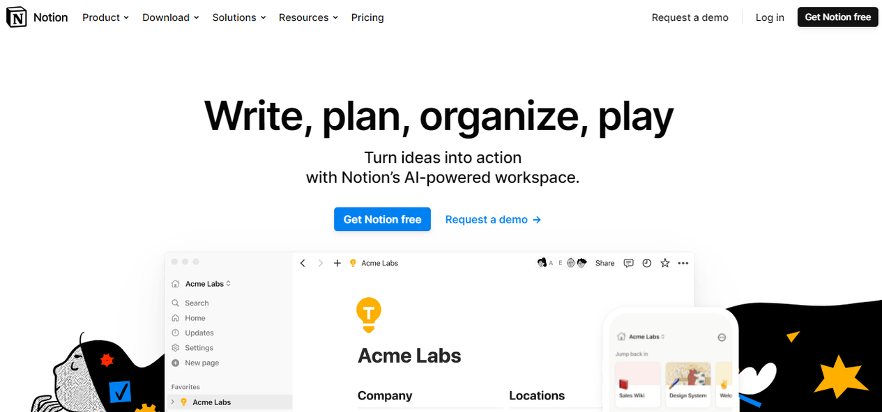 Notion AI’s interface