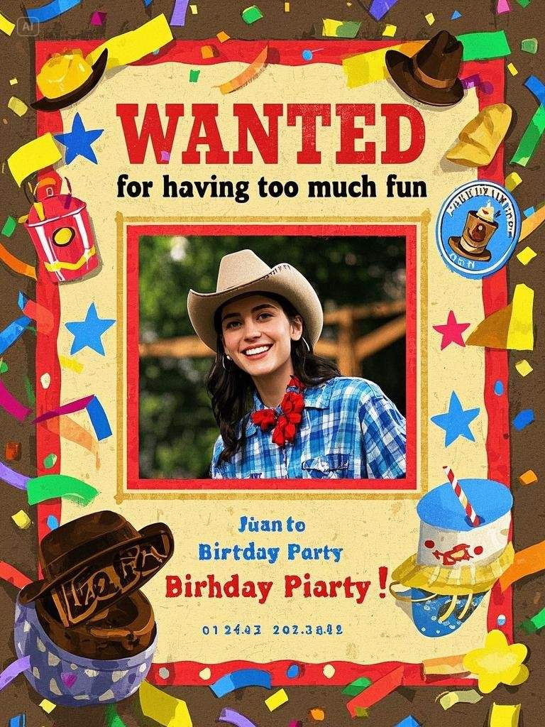 Invitación a la fiesta de cumpleaños