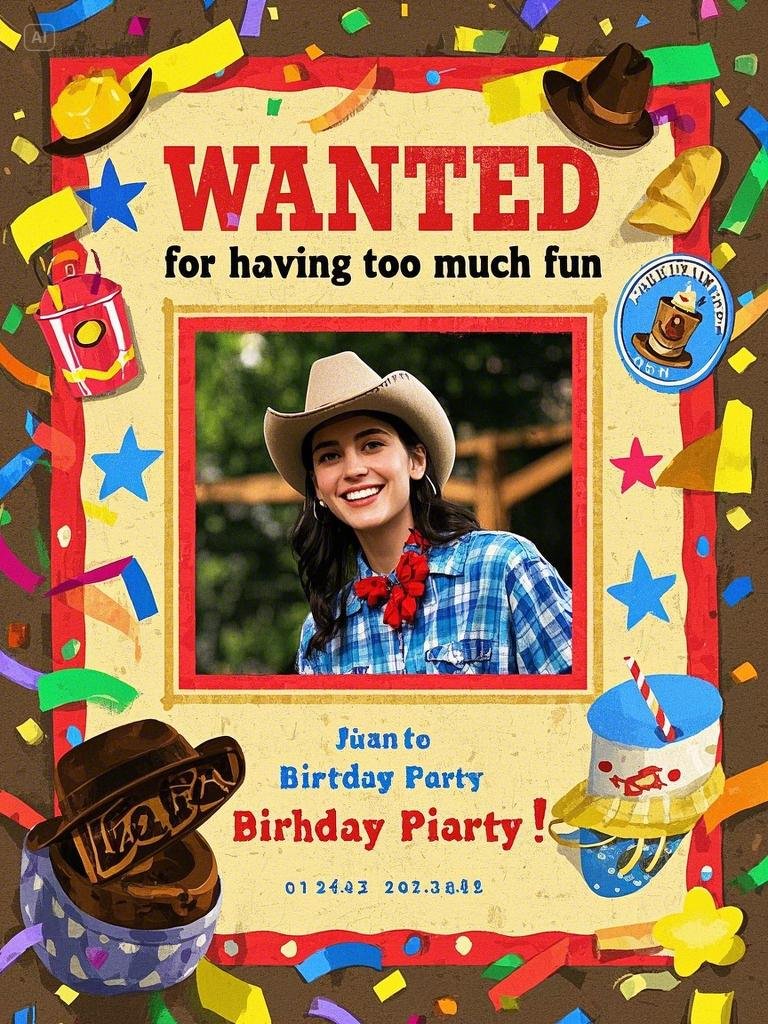 Birthday party invitation