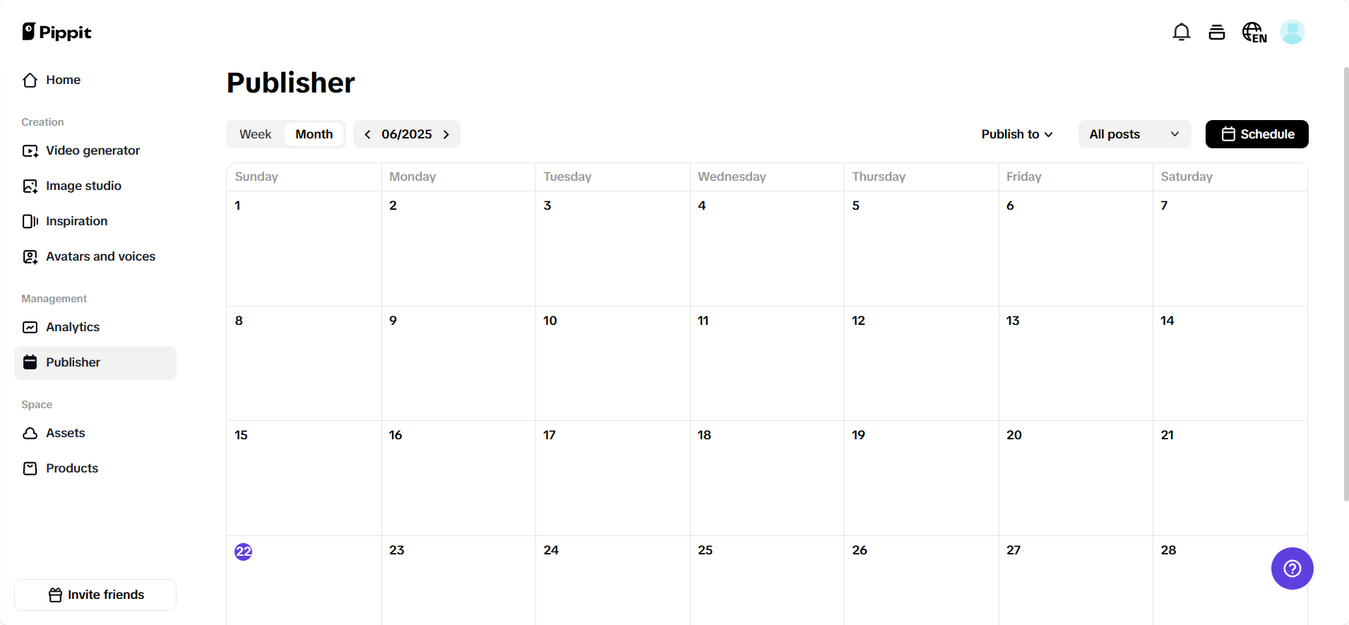 Bulk scheduling and customization