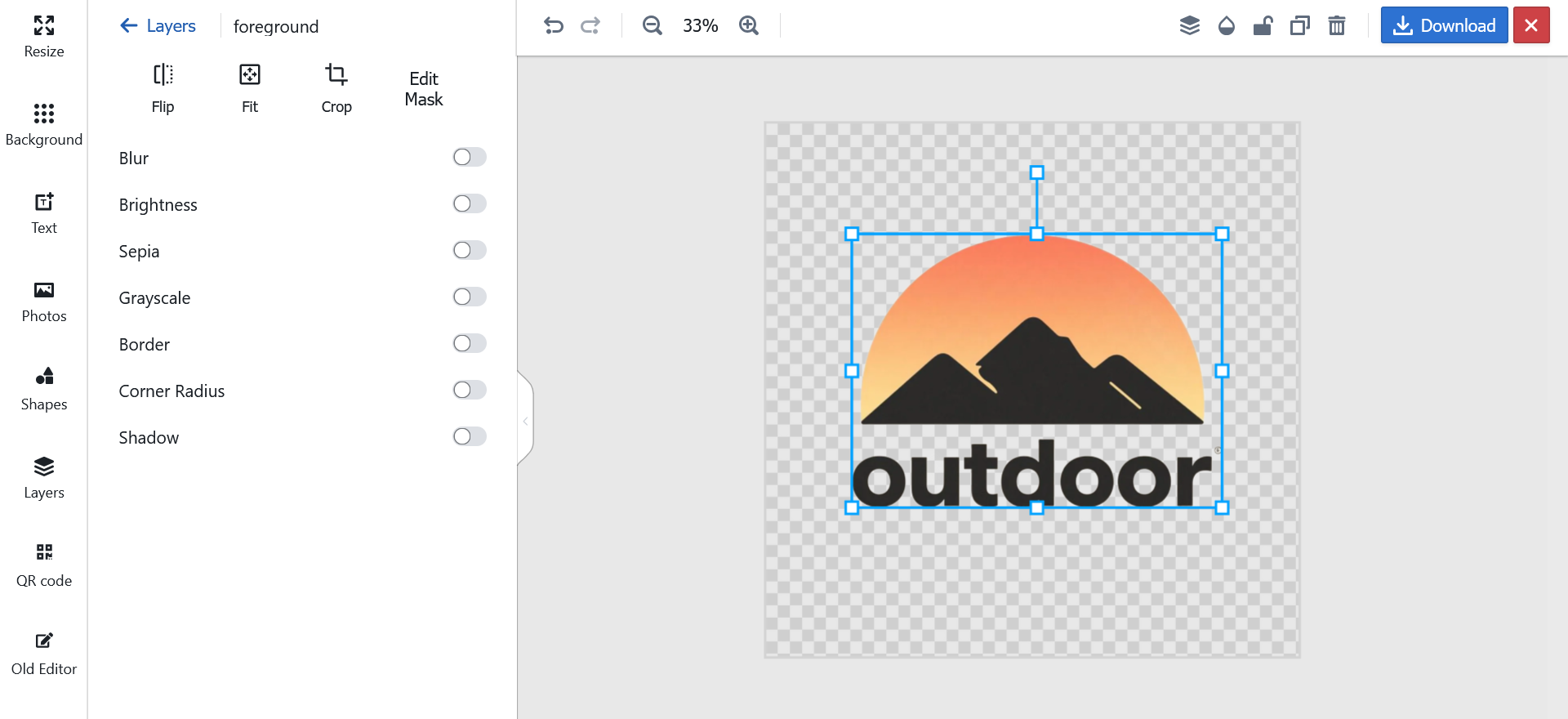Photoscissors bg remover