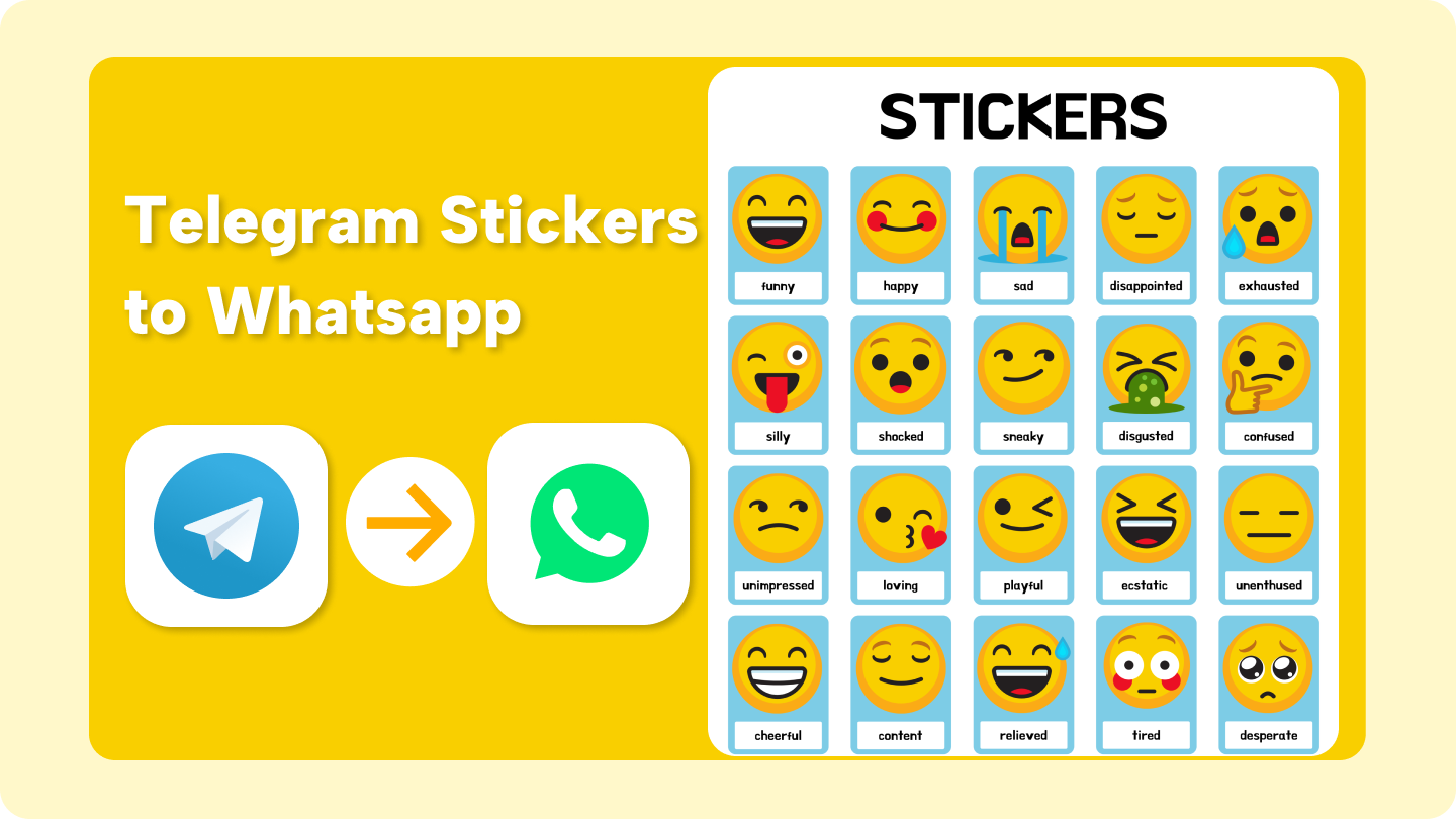 Telegram sticker to WhatsApp