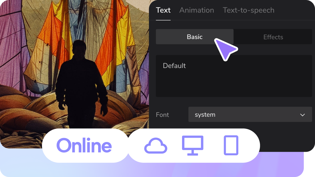 Add text to video on web, PC, or mobile using CapCut cross-platform editor