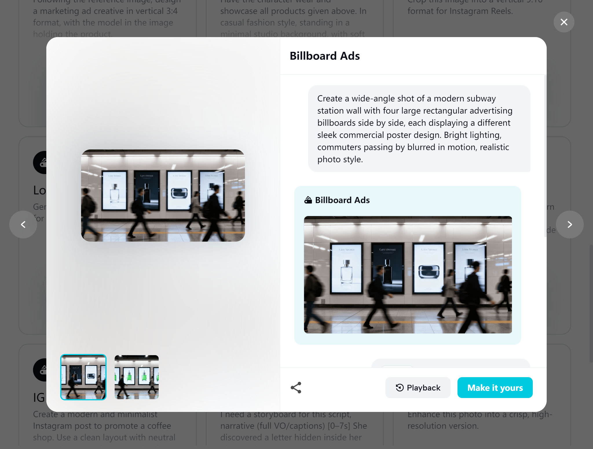 Interface of the CapCut desktop video editor - an easy way to make billboard ads