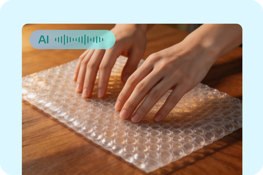 Vídeos ASMR personalizáveis com IA