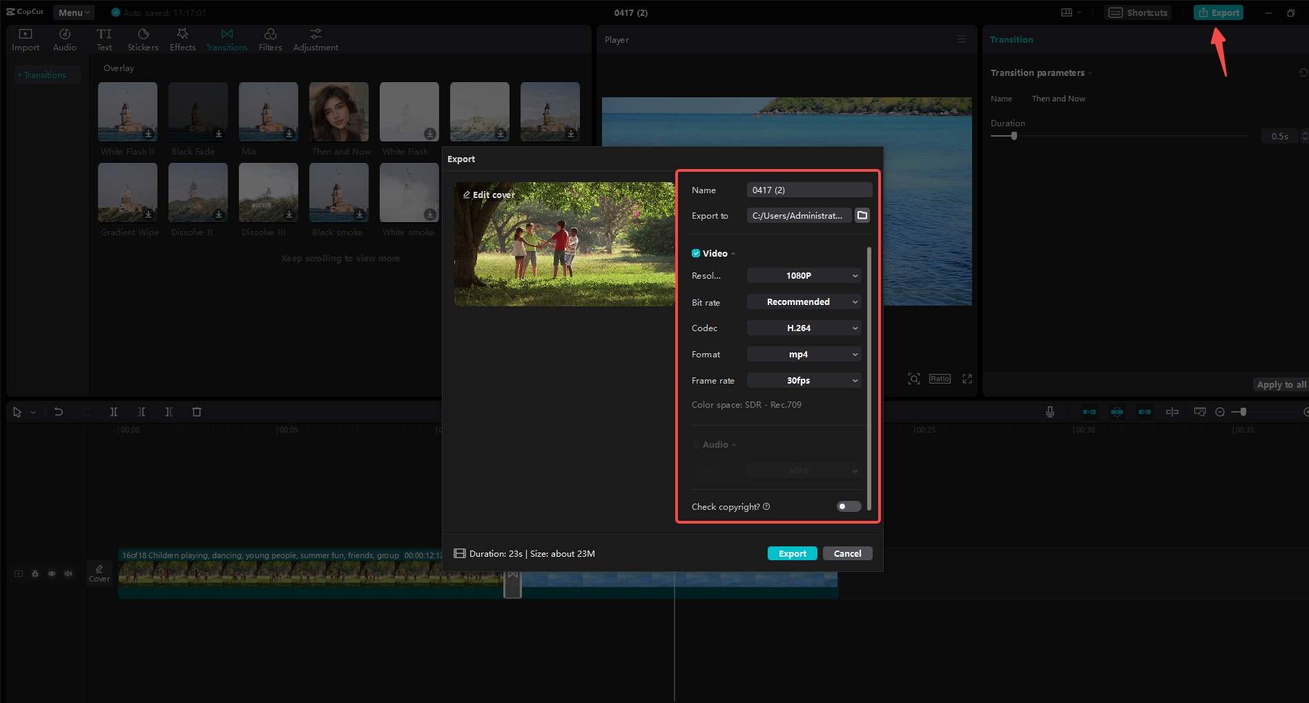 Edit and compress