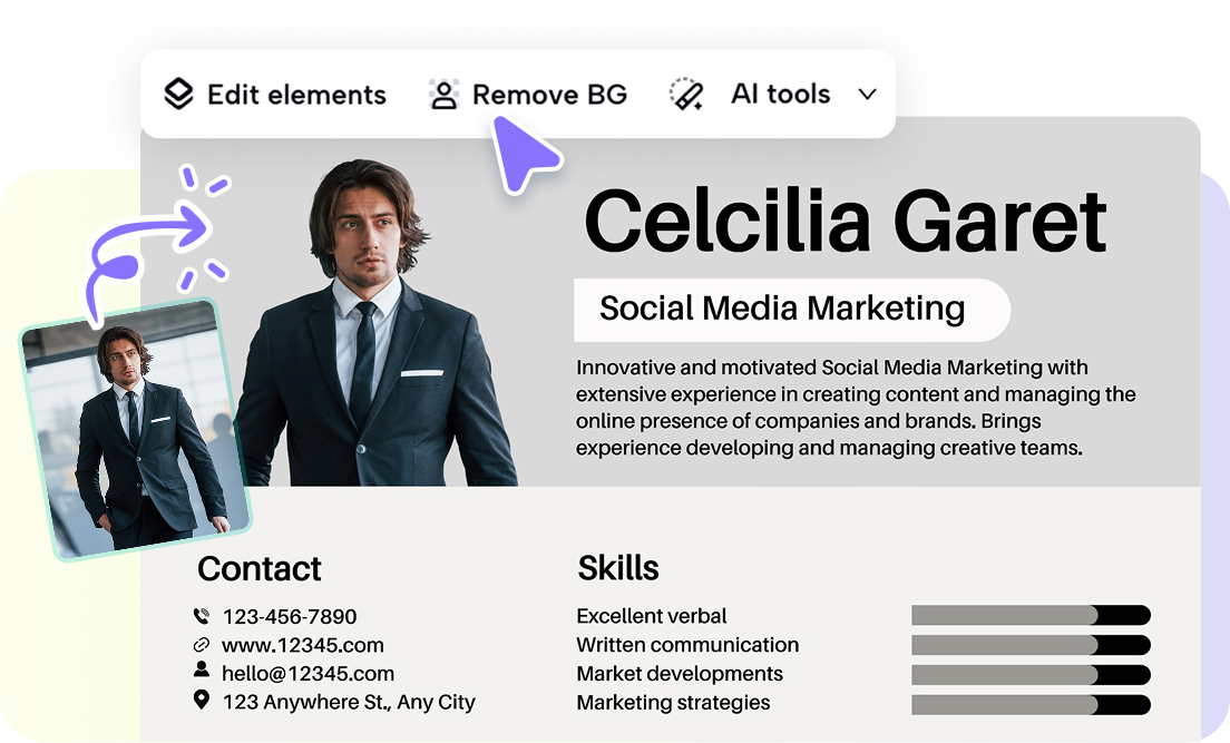 Agad na ihiwalay ang anumang paksa.