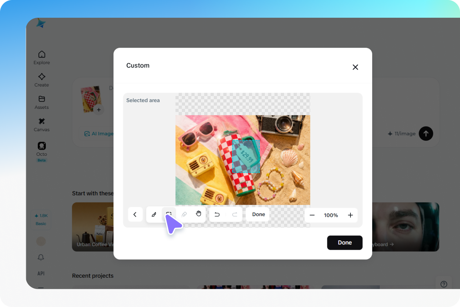 use ai photo eraser