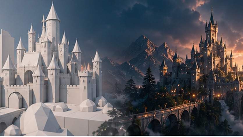 Seedance 2,5 3D Blockout zu Video Beispiel 2