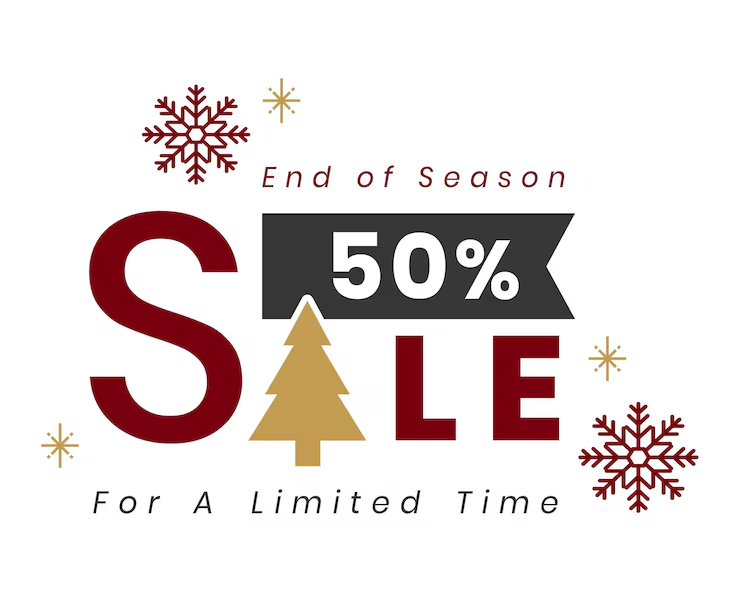 Holiday or seasonal sale ad