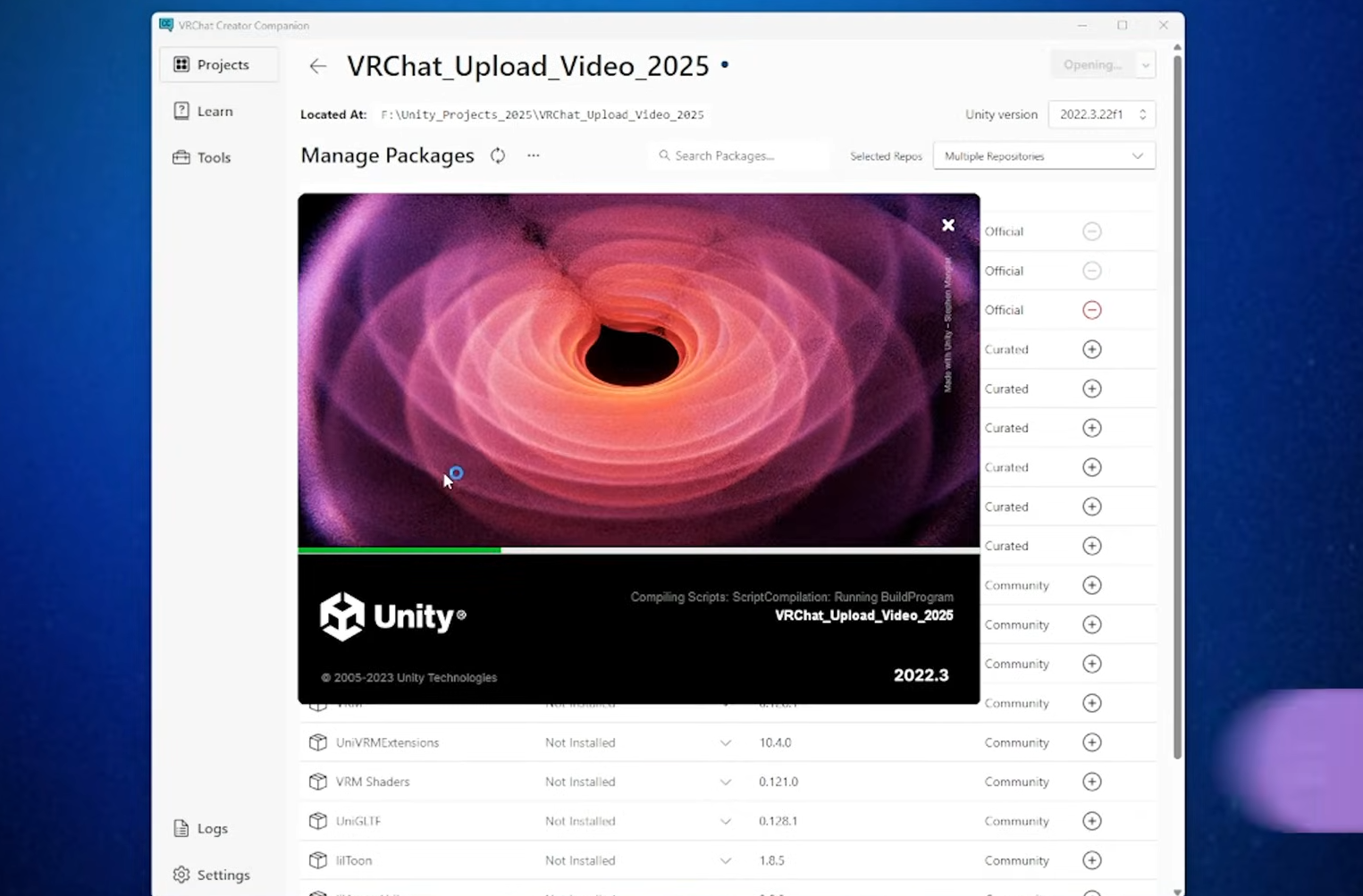 Download and install Unity Hub