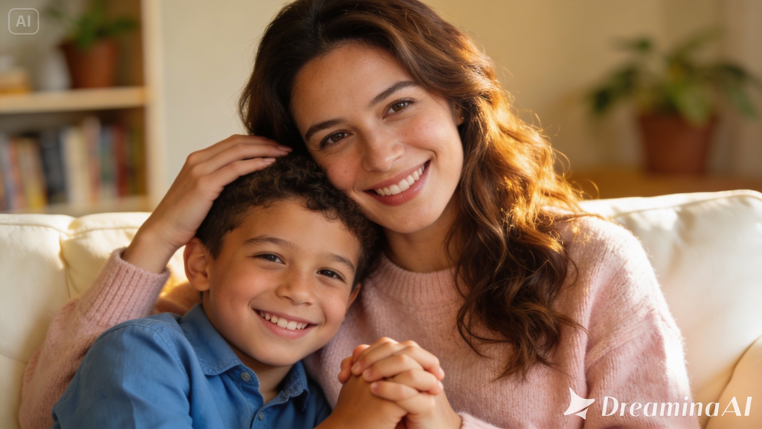 Floral acuarelă felicitare prompt pentru ziua mamei ai fotografie