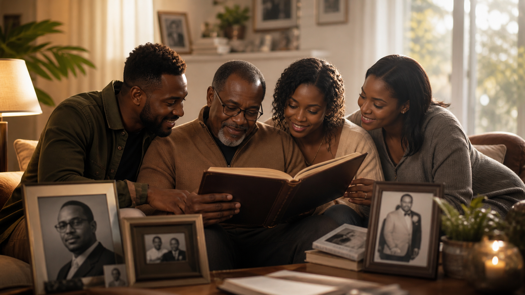 Father's Day Gospel Tribute Video hero image created for Dreamina