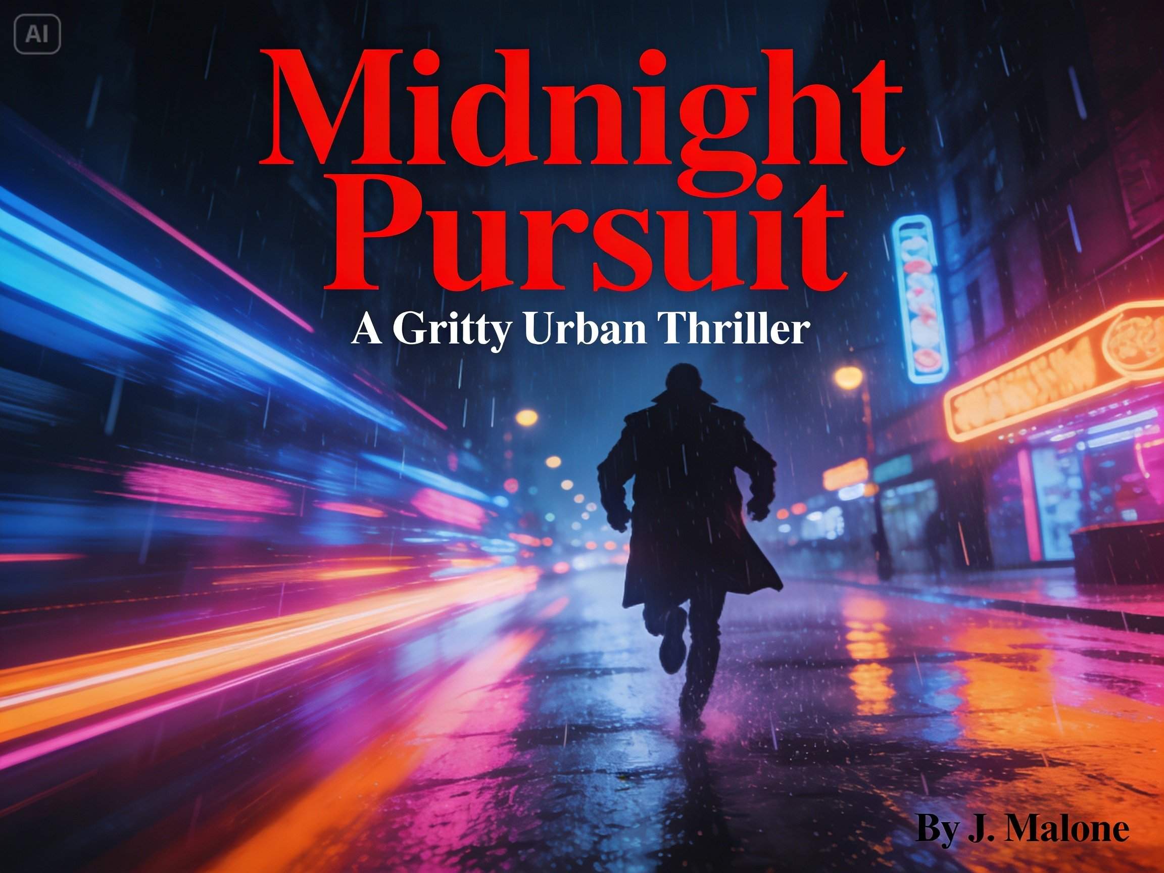 Prompt for a thriller novel cover