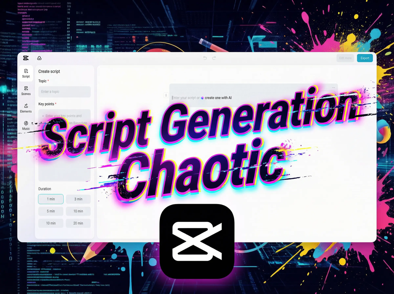 script generation chaotic