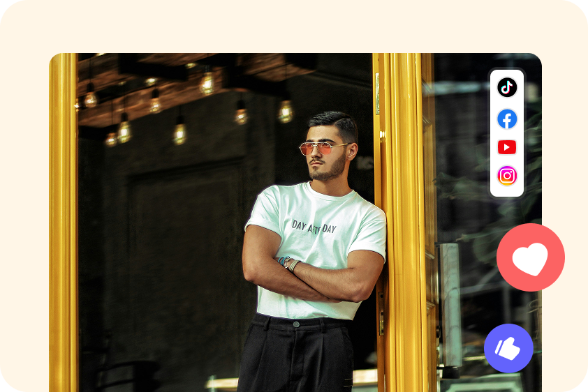 Social media visuals