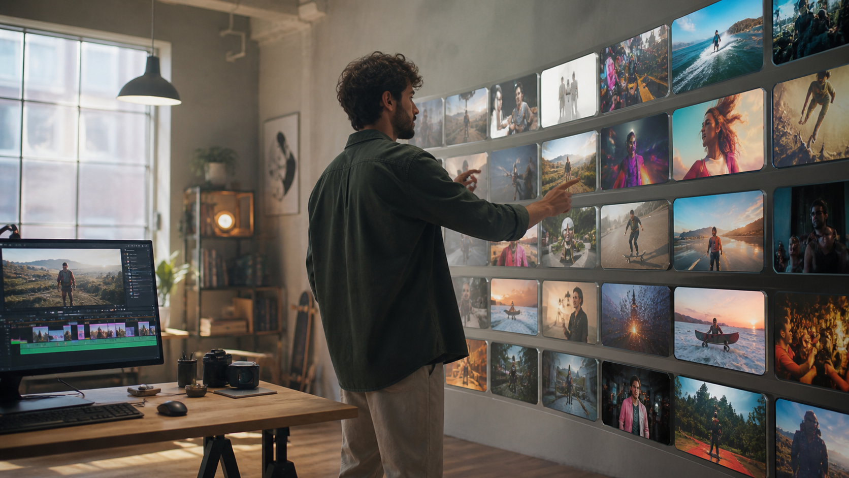 explore page CapCut template Action and camera move single-scene 16:9 visual
