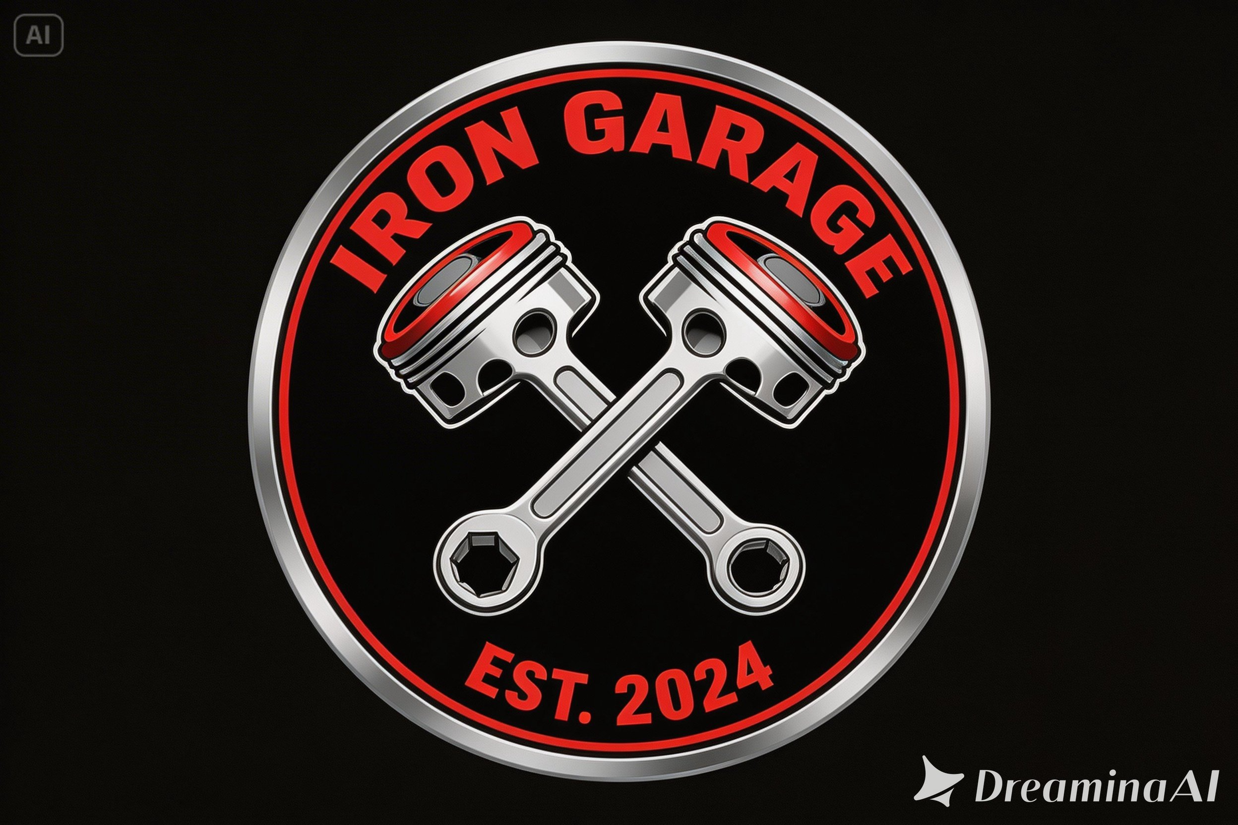 Piston & wrench emblem