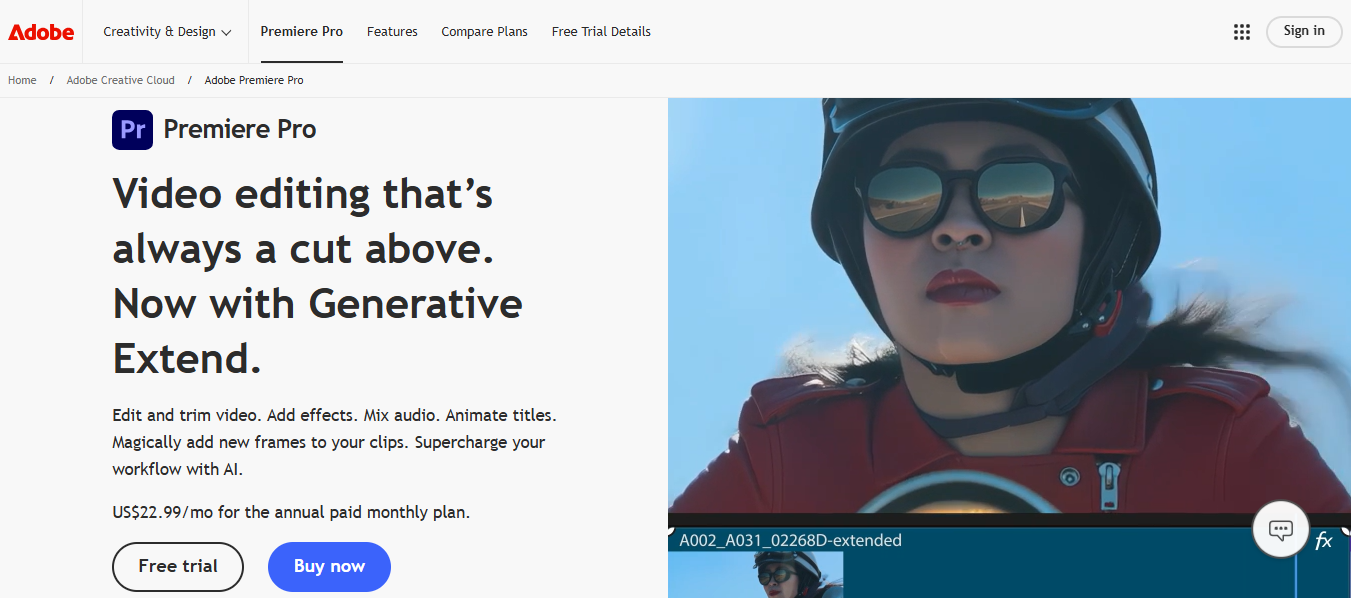 Das Interface von Premiere Pro