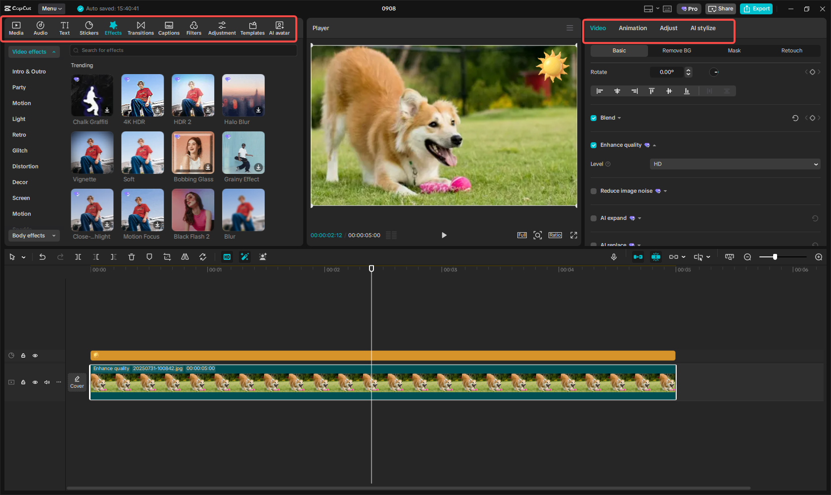 Editați imaginea cu funcții bogate