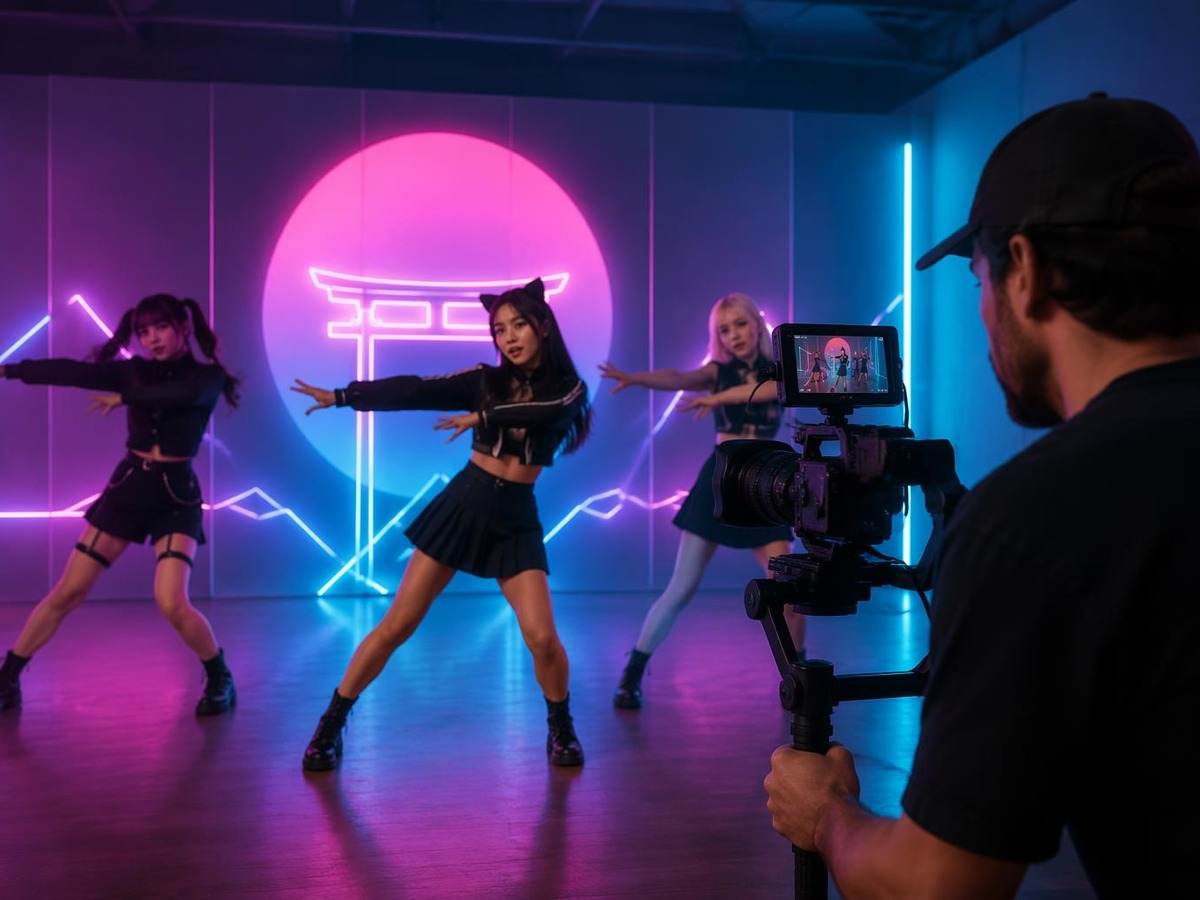 AI anime dance video prompt cover 3 in 4:3