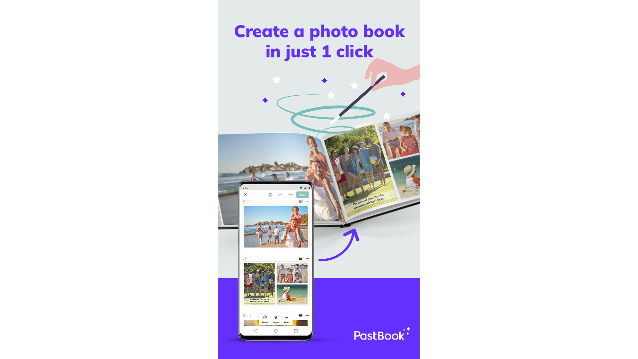 PastBook photobook mobile app