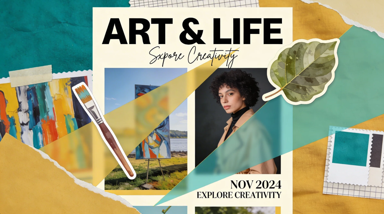 Imágenes de portadas estilo collage