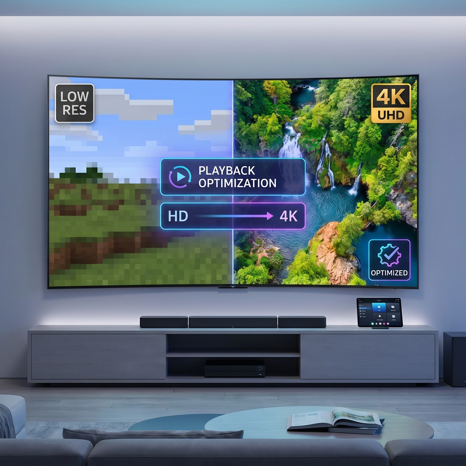 เพิ่มประสิทธิภาพการเล่นบนหน้าจอ UHD/HD